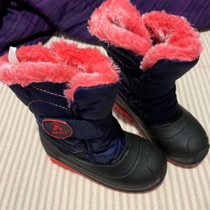 Toddler girl snow boots